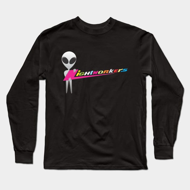 Lightworkers stand alien gray Long Sleeve T-Shirt by lightworkers